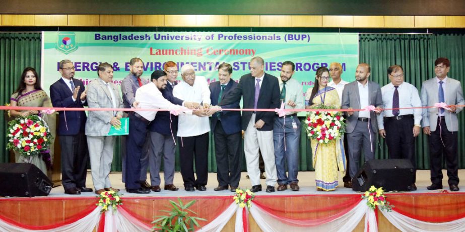 Energy & Environmental Studies programme of Bangladesh University of Professionals (BUP) has been inaugurated with the help of BUP's Environmental Science and Green Tech Foundation on August 22, 2017 in the city. Brigadier General (rtd) Sayed Mofazzol Ma