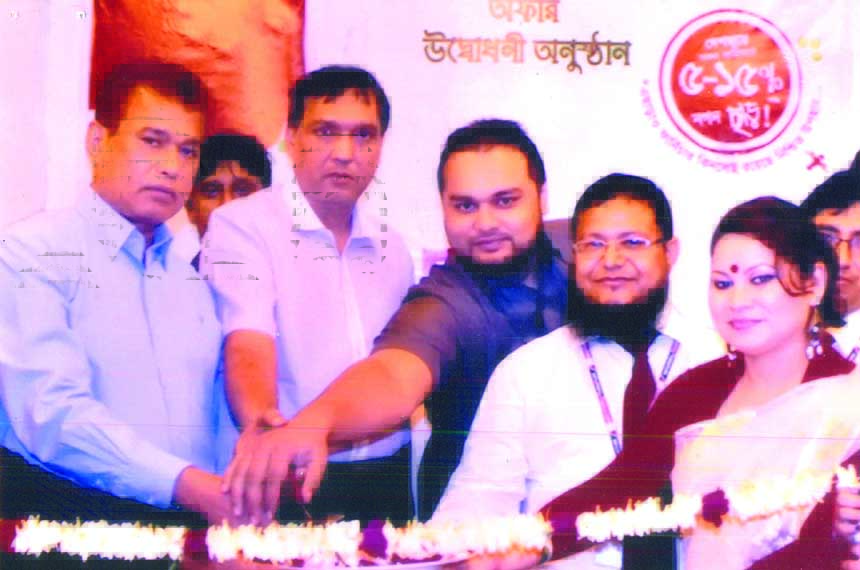Habibur Rahman Sarker, Chairman of Brothers Furniture Limited, inaugurating a month-long Eid offers promotion at its Baridhara Show Room in the city recently. Under the programme, customer will get 5- 15 percent discount on products.