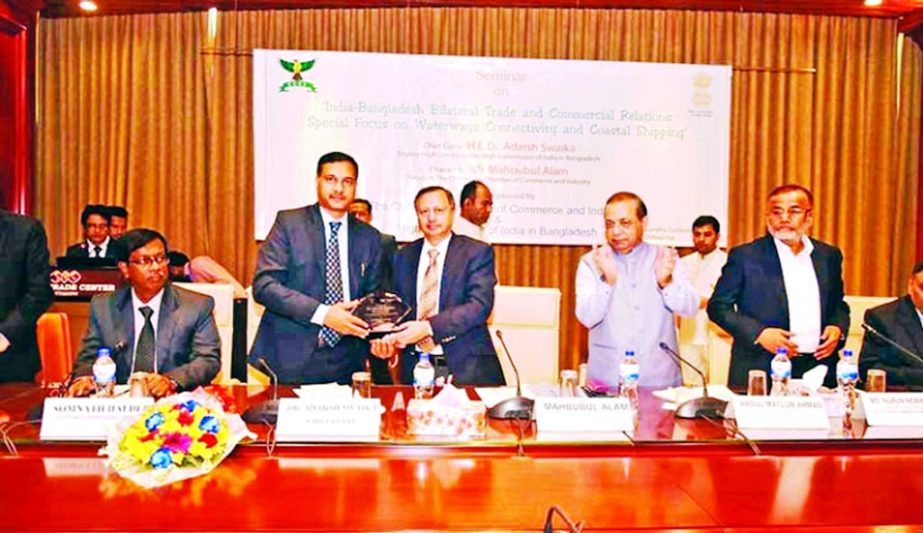 Chittagong Chamber of Commerce and Industry (CCCI) in association with High Commission of India, in Bangladesh organised a seminar on 'India-Bangladesh Trade and Commercial Relations: Special Focus on waterways connectivity and coastal shipping' in Chi