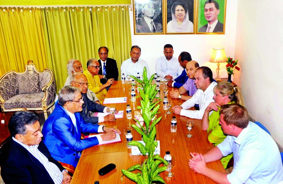 A British Conservative Party delegation called on BNP Secretary General Mirza Fakhrul Islam Alamgir at BNP Chairperson Begum Khaleda Zia's Gulshan office on Monday.