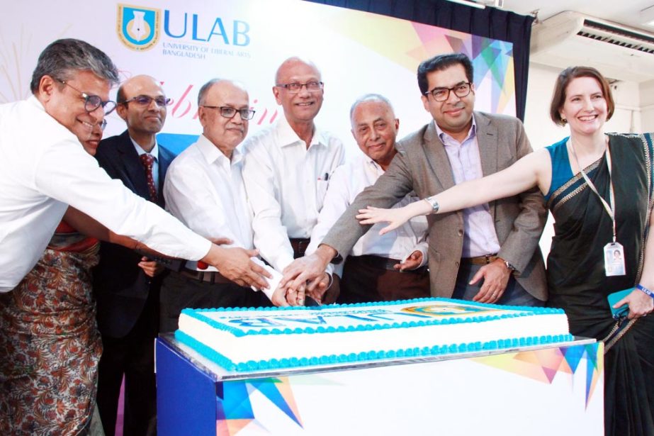 Education Minister Nurul Islam Nahid, MP inaugurates the celebration of 13th Foundation Day of University of Liberal Arts Bangladesh at the auditorium of its Dhanmondi campus in the capital on Monday. UGC Chairman Prof Abdul Mannan was also present on the