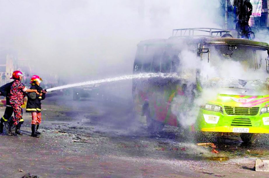 Entire New Market and its adjoining areas turned into a battle-field when agitated BCL activists torched and vandalized several vehicles and locked in clashes with law enforcers following the murder of Sudipto Biswas, a leader of BCL, Chittagong City unit