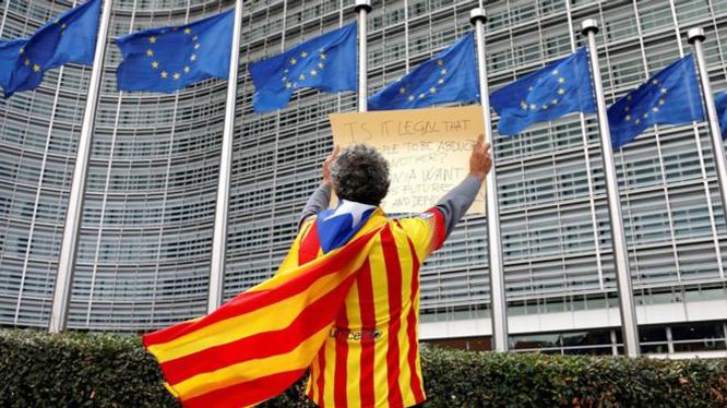 Supporters of independence have been urging the EU to intervene