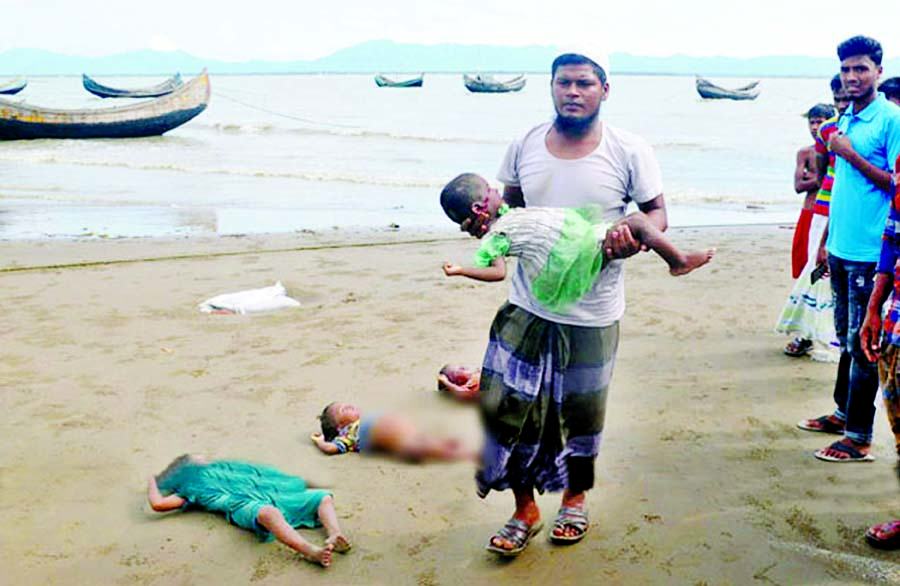 Latest victims of Myanmar violence: At least 13 Rohingya people, mostly children, drowned when their boat capsized on the way to Bangladesh on Sunday night. Police with the help of locals recovered the bodies from the Shah Pari's Island on Monday morning