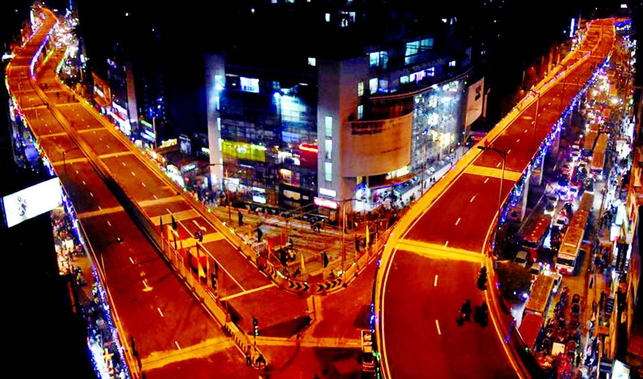 The remaining parts of the Maghbazar-Mouchak Flyover will be opened to traffic by Prime Minister Sheikh Hasina today.