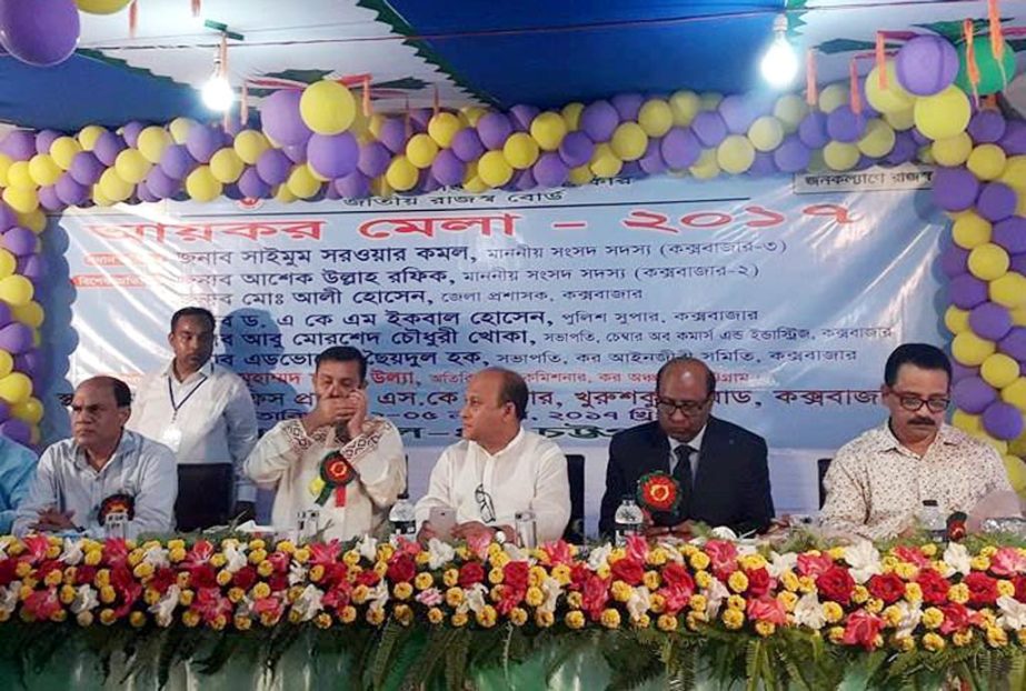 Tax Fair was inaugurated in Cox's Bazar on Thursday, Saimum Sarwar Komol MP inaugurated the Fair while Commissioner of Taxes Md Rezaul Karim Chowdhury presided over the inaugural function.