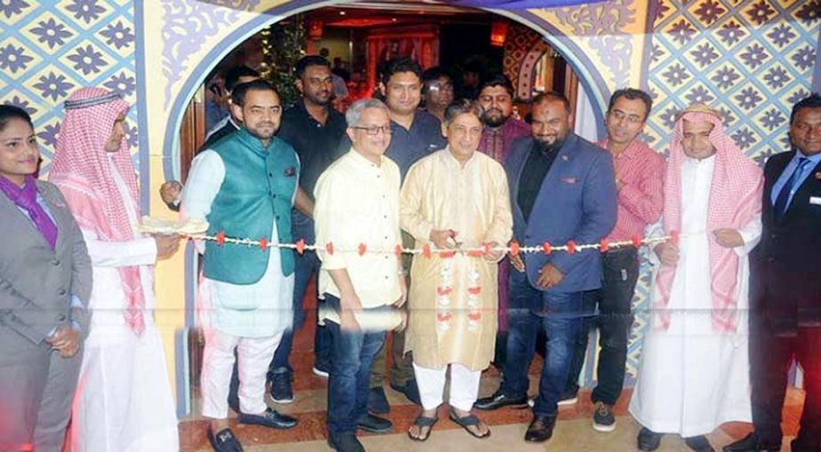 Abdus Salam, Chairman of Chittagong Development Authority inaugurating a month long "Arabian Food Festivalâ€ at a Hotel Peninsula in Chittagong as Chief Guest on Friday.