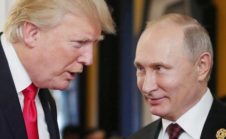 US intelligence agencies have alleged Vladimir Putin played a role in Donald Trump's election.