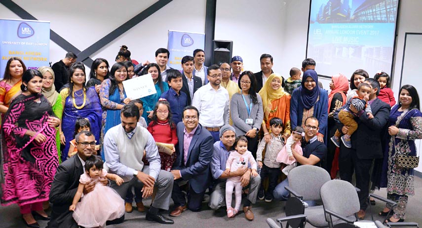 A view of the UEL Bangladeshi Graduates' get together at Alumni Event 2017 organised by the University of East London Bangladesh Alumni Network, UK held its annual London event at its Stratford campus on November 20 this year.