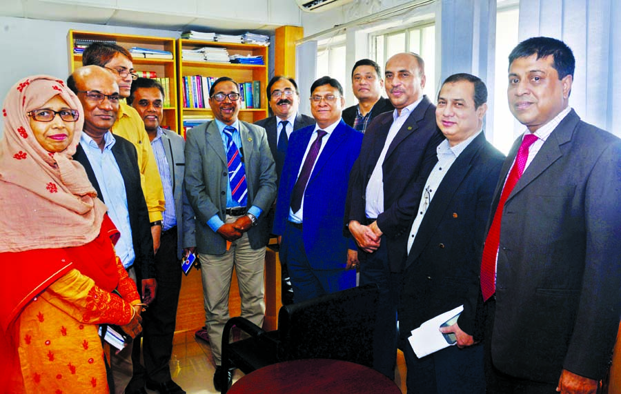 An electioneering in favour of Ibrahim Hossain Khan, (Secretary of the Cultural Affairs Ministry) General Secretary candidate of the Executive Committee of Officers Club election at the Secretariat on Monday.