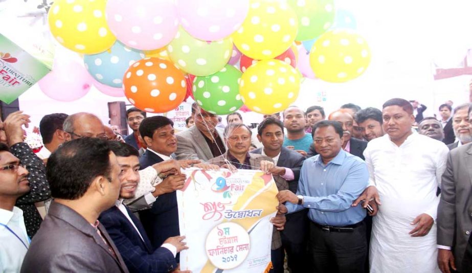 Mahbubul Alam, President, Chittagong Chamber of Commerce and Industry inaugurating Chittagong Furniture Fair on Wednesday.