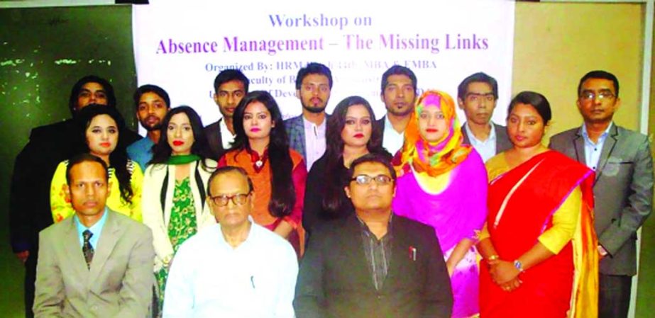 UODA organized a workshop on "Absence Management-Missing Links" where Prof. Dr. Ahmadullah Miah, Pro-Vice Chancellor inaugurated as chief guest, Prof.Dr.Abdullah Salim(Director, Masters) was main discussant and Prof.Dr. Iffat Chowdhury(Registrar) was sp