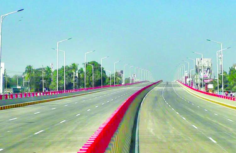 The first six-lane flyover on the Dhaka-Chittagong highway at Mohipal, Feni is expected to ease traffic congestion on the Dhaka-Chittagong highway.