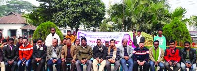 RAMPAL(Bagerhat): Talukder Abdul Khaleq MP distributing blankets among the poor people at Rampal Upazila on Saturday.