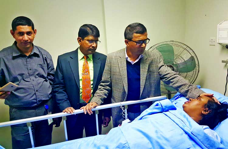 Selina Hayat Ivy, Mayor of NCC admitted to LabAid Hospital in Dhaka on Thursday.