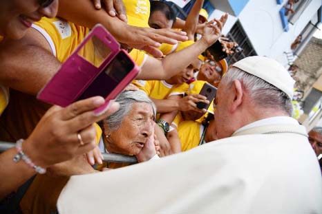 Pope Francis on Saturday urged Latin America's faithful to fight rampant violent crime against women including murder, while holding mass in Trujillo, Peru's largest northern city..