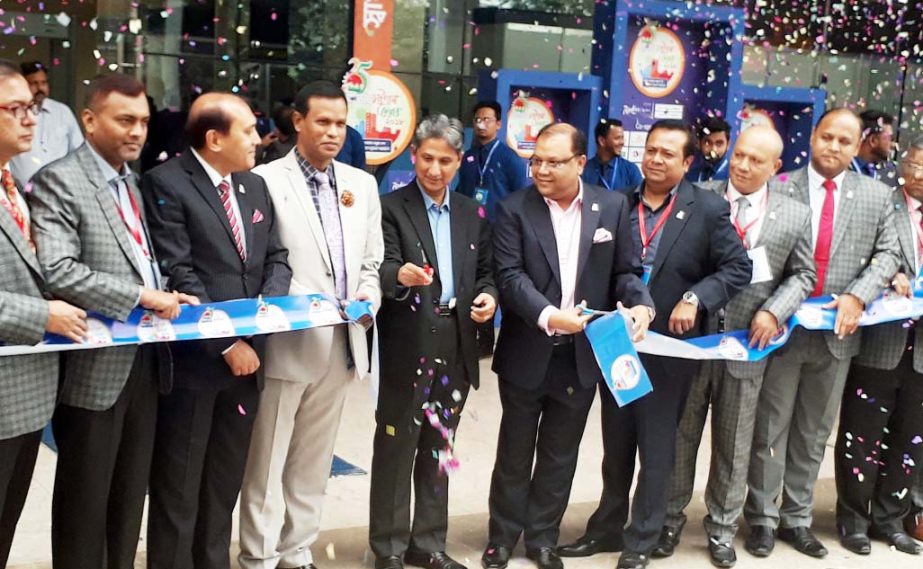 Abdus Salam, Chairman , CDA inaugurating 3-day long REHAB Fair at Hotel Radisson in Chittagong yesterday.