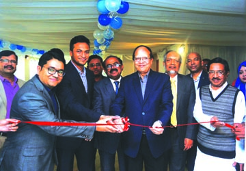 Former governor of Bangladesh Bank Dr. Atiur Rahman, launching the journey of Capitec Asset Management Company in the city on Sunday as chief guest. Bangladesh Cricket sensation Shakib Al Hasan, Mohshina Naila, Chairman and Mahfuzur Rahman, Managing Direc