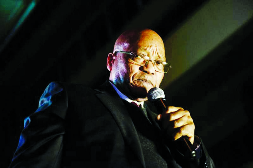 South Africa's embattled President Jacob Zuma has rejected a party request that he resign.