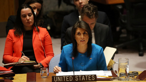 Haley defended the US attack on Assad's forces near Deir Az Zor