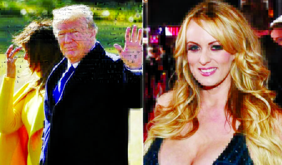 Porn actress Stormy Daniels alleged in 2011 that she had an affair with Mr Trump in 2006.