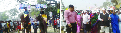 KISHOREGANJ: Locals brought out a victory rally at Kishoreganj as President Adv Md Abdul Hamid has been elected president for the 2nd term on Saturday. Among others, Rejwan Ahmed Toufiq MP and Afzol Hossen MP , Dilara Begum Asma MP, Shoran Uddin MP, Zi