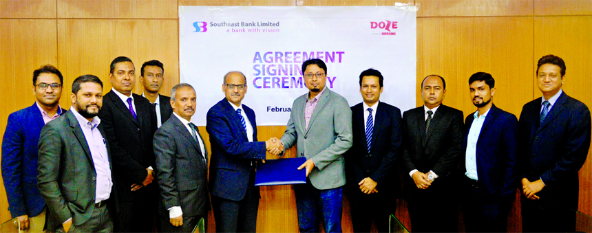 Southeast Bank Limited recently signed an agreement with SSD-Tech (Doze Internet), one of the most successful Online Payment Aggregators in Bangladesh. Under this deal, the Bank Credit Cardholders may avail 20pc discount on their monthly Internet subscrip