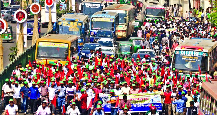 People from all walks of life suffered due to inadequate public transports in city as the ruling AL's big rally held at Suhrawardy Uddyan marking the Bangabandhu's historic 7th March speech on Wednesday.