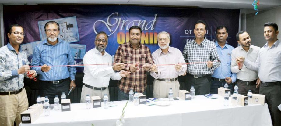 A view of the opening ceremony of Park View Hospital in Chittagong on Thursday .