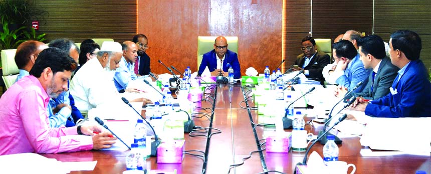 Abdus Salam Labu, Chairman of Al Arafah Islami Bank Limited, presiding over its 319th Board of Directors meeting at its head office in the city recently. Md Habibur Rahman, Managing Director and other directors of the bank were also present.