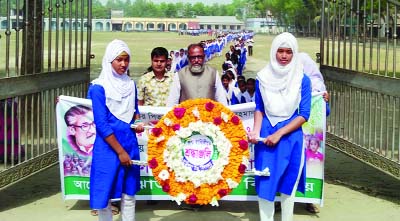 JAMALPUR: A rally was brought out at Jamalpur marking the 98th birth anniversary of Bangabandhu and the National Children's Day organised on Saturday.