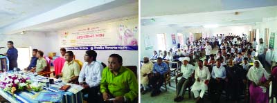 KISHOREGANJ: Golam Md Bhuiyan, ADC (Education & ICT) speaking at a workshop on Road Safety at Azim Uddin High School Auditorium jointly organised by Roads and Highway Department (RHD) and Bangladesh Road Transport Authority (BRTA) as Chief Guest on Wed