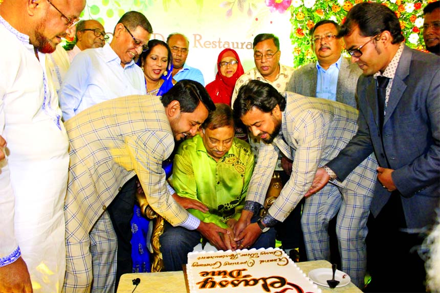 Home Minister Asaduzzaman Khan Kamal, launching the Classy Dine Restaurant at city's Gulshan-1 area by cutting a cake on Thursday as chief guest. Local businessman, politicians and elites were also present.