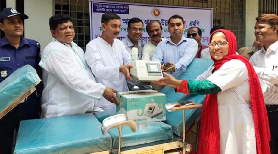 Table and doppler machines were handed over to the officials of Moheshkhali Upazila Health Complex at a function at the Hall Room of the Hospital recently.