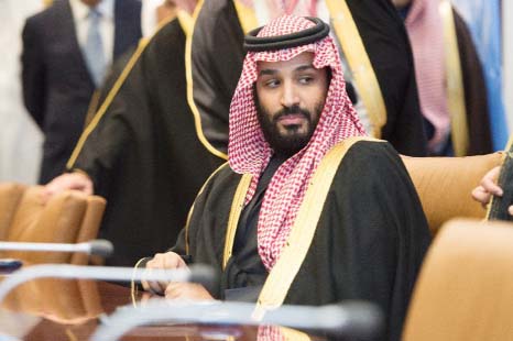 Saudi Arabia's crown prince arrives in France on Sunday on the next leg of his global tour aimed at reshaping his kingdom's austere image overseas as he seeks to reform the conservative petrostate.