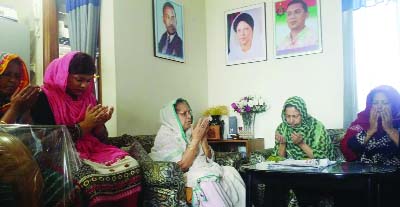 NARAYANGANJ: A Milad Mahfil at the death of BNP Secretary General Mirza Fakhrul Islam Alamgir's mother Fatima Amin was held at Narayanganj yesterday.