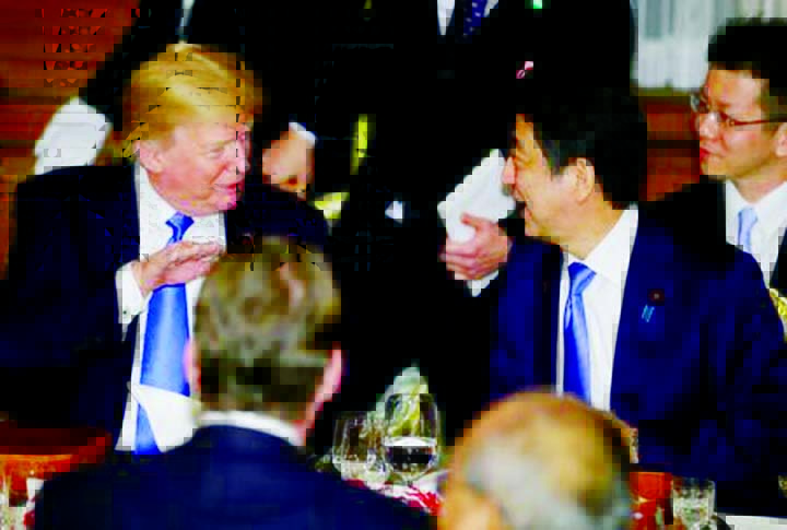 Trump, Japan's Abe seek consensus on North Korea amid strains.