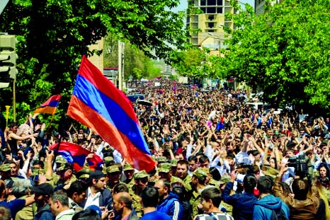 Days of demonstrations in the Armenian capital Yerevan led to the resignation of Prime Minister Serzh Sarkisian.