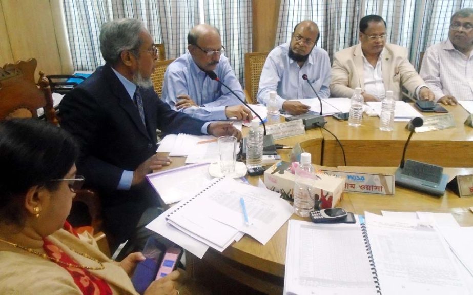 The board meeting of CWASA was held at the Conference Room on Saturday. Board Chairman Engineer SM Nazrul Islam presided over the meeting .