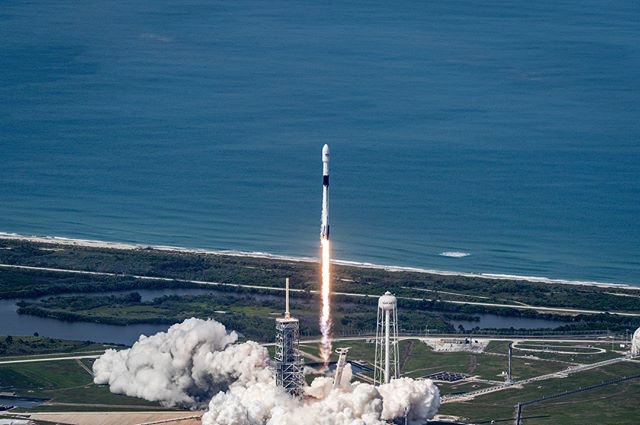 SpaceXâ€™s Falcon 9 rocket lifts off Friday from launch pad 39A. Credit: SpaceX