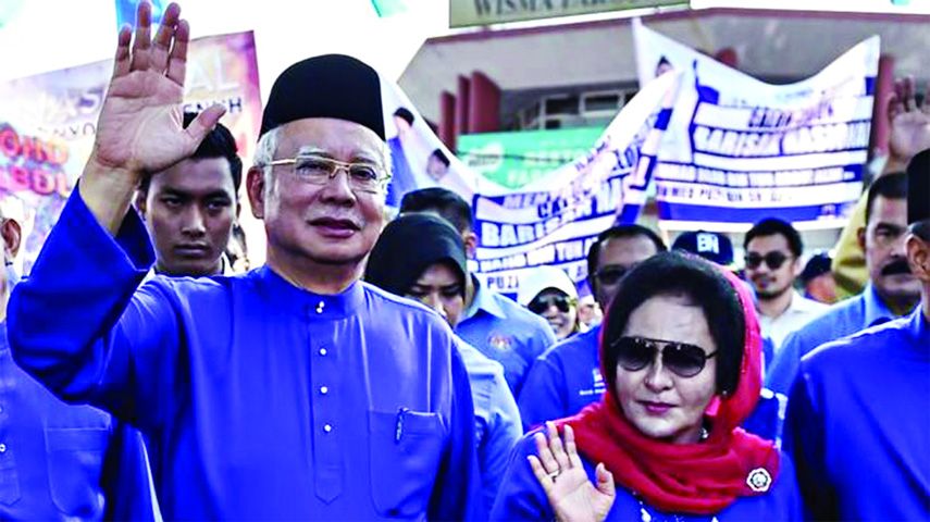 Najib Razak and his wife Rosmah Mansor had planned to go on an overseas holiday.