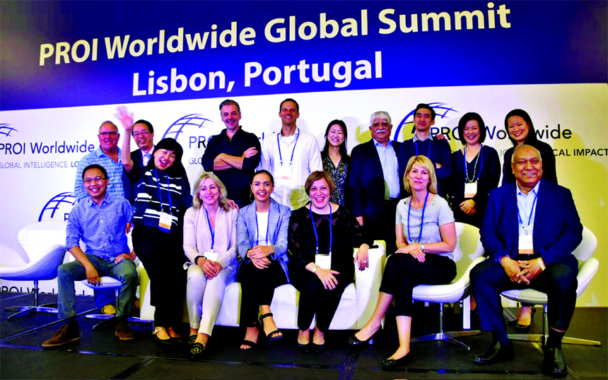 Kazi Wahidul Alam, Chairman and Managing Director of Triune Group seen with the leading PR Professionals of Asia Pacific Region during the 48th Global Annual Summit of PROI Worldwide at Lisbon in Portugal recently.