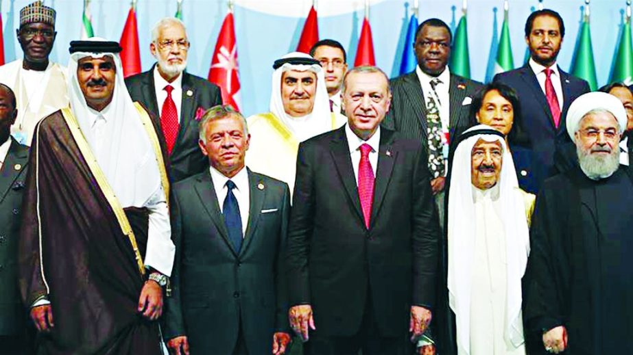 Erdogan said Israel should be held accountable over the killing of more than 60 Palestinians on Monday. Internet photo