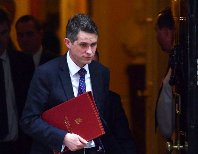 Britain's Defence Secretary Gavin Williamson leaves after an emergency cabinet meeting at 10 Downing street in London