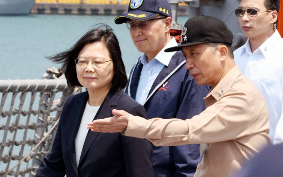 China is showing insecurity over 'more substantial developments' in US-Taiwan ties, the island's president Tsai Ing-wen says.