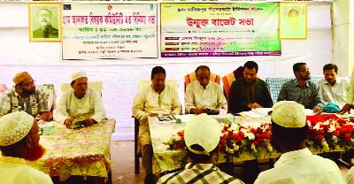 PATUAKHALI: UP Chairman of Nazirpur, Ibrahim Faruk announcing budget of Tk 1.88 cr for 2018-2019 fiscal year on Thursday.