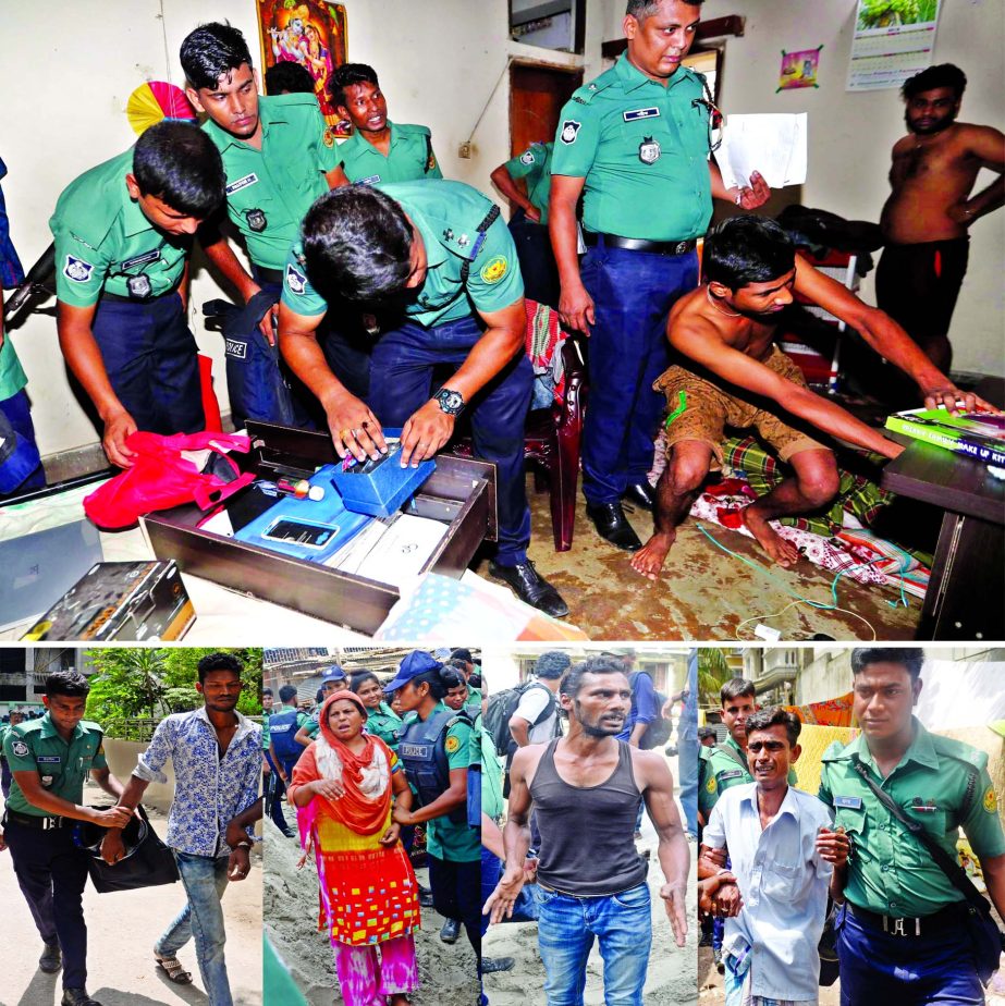 At least twelve drug peddlers were arrested by police during anti-narcotics drive in city's Mohammadpur Shia Mosque area on Tuesday.