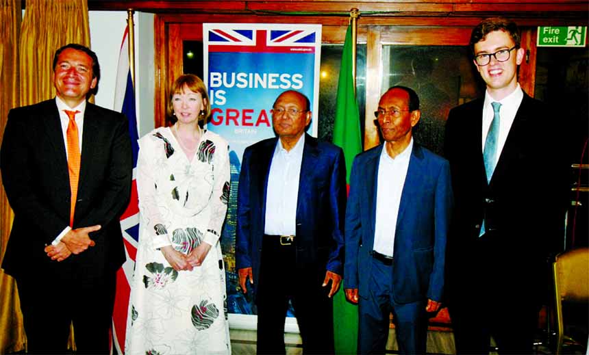 Commerce Minister Tofail Ahmed attended an event hosted by the British Business Group (BBG), in collaboration with the British High Commission in Bangladesh at High Commissioner's residence in the city recently. Kazi M Aminul Islam, Executive Chairman of