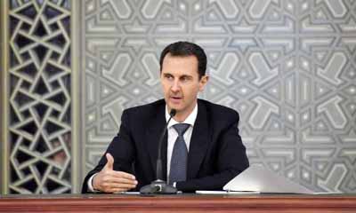 Syrian President Bashar al-Assad given an interview with British newspaper the Mail on Sunday.