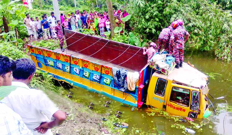 Six people were killed and 35 others injured in a tragic road accident in Kalihati area under Tangail district on Monday.